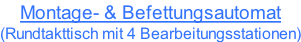 Montage- & Befettungsautomat (Rundtakttisch mit 4 Bearbeitungsstationen)